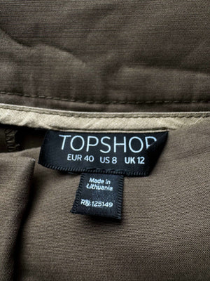 Topshop® Waist: 30" | Mocha Brown | Bootcut Pants | B7 - 3066 - Genuine Maal