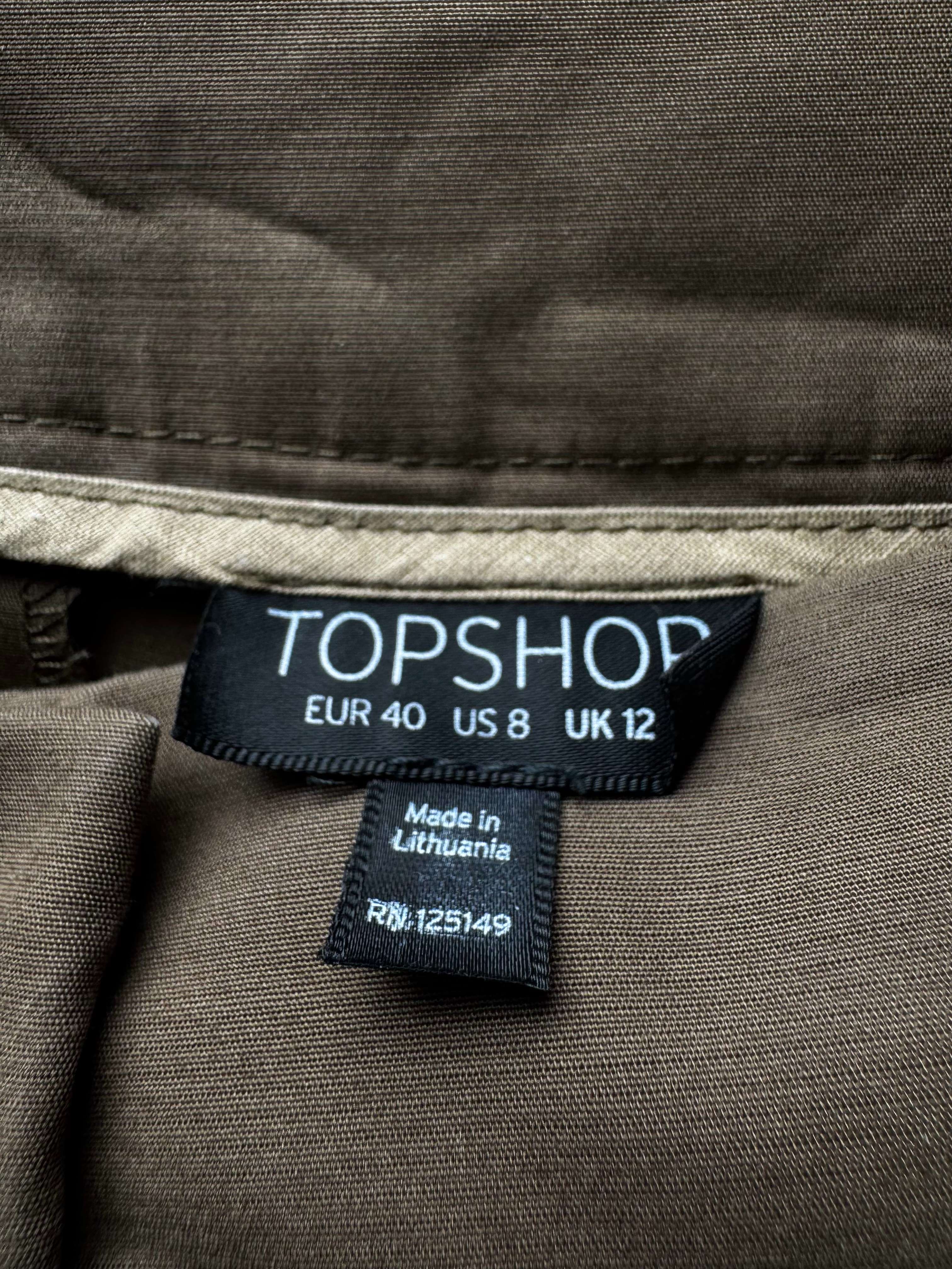 Topshop® Waist: 30" | Mocha Brown | Bootcut Pants | B7 - 3066 - Genuine Maal