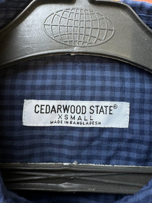 Cedar Wood® Small | Chest: 19" | Blue Check | Shirt | 4248 - Genuine Maal