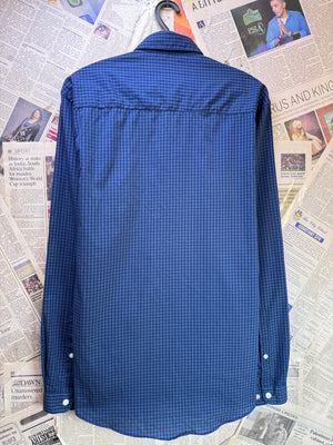 Cedar Wood® Small | Chest: 19" | Blue Check | Shirt | 4248 - Genuine Maal