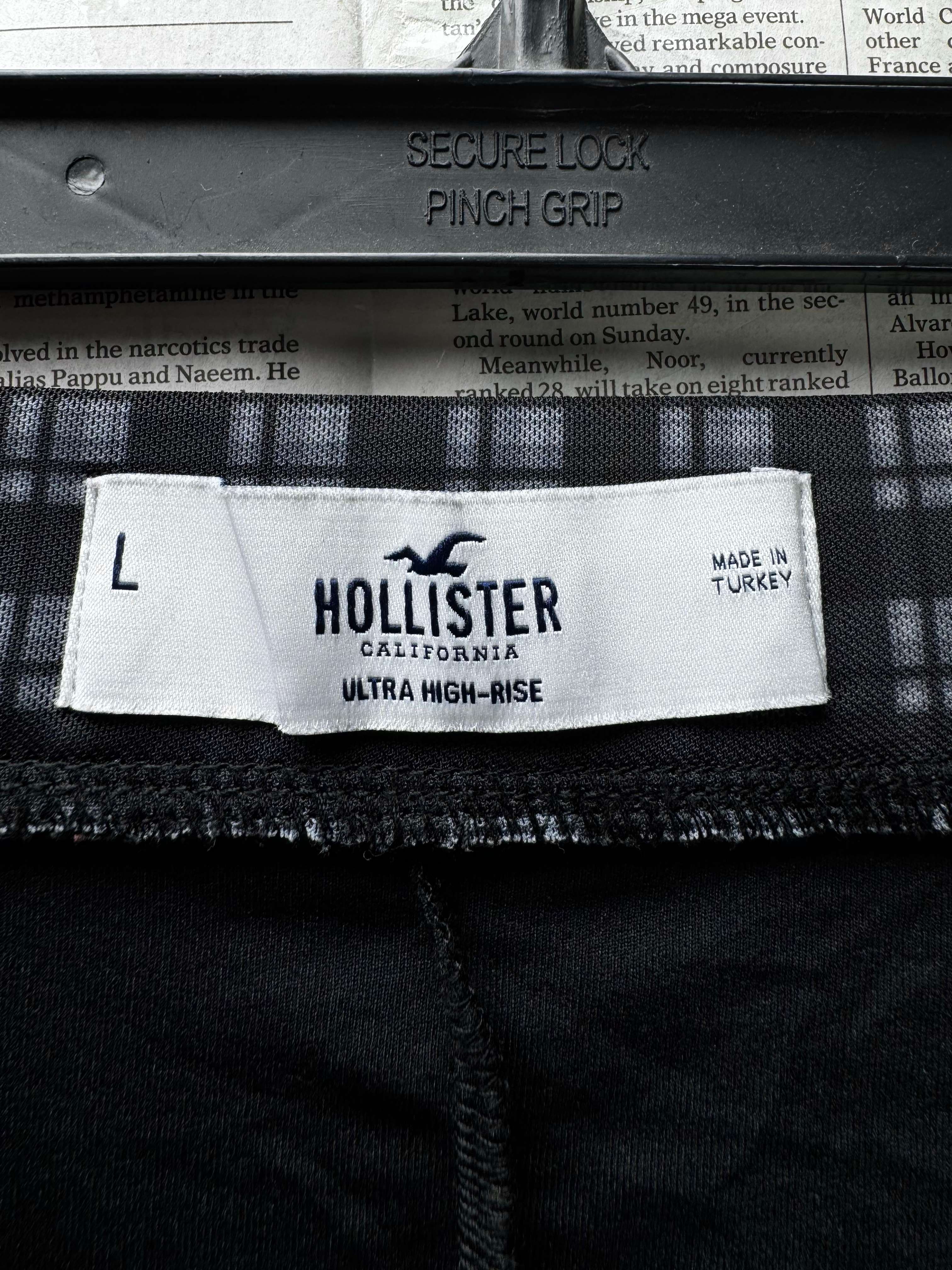 Hollister® Waist: 32" | Tartan Plaid Monochrome | Midi Skirt | B7 - 3068 - Genuine Maal