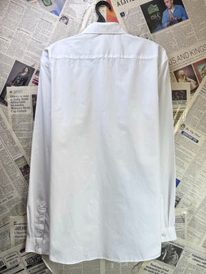 ® Medium | Chest: 21.5" | White | Shirt | Poly - Cotton | 4244 - Genuine Maal