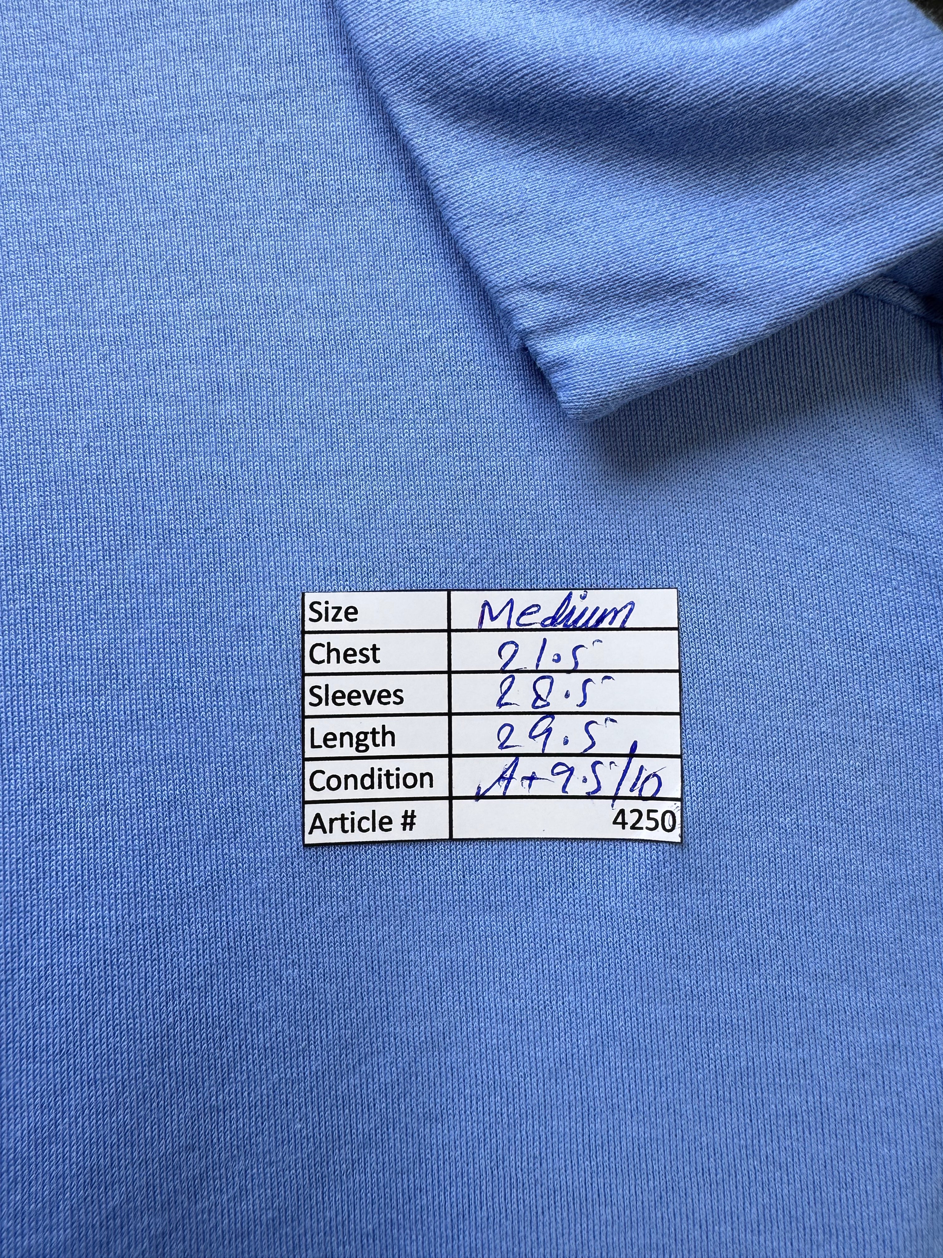 M&S® Medium | Chest: 21.5" | Blue | Fullsleeves Polo | Supima Cotton | 4250 - Genuine Maal