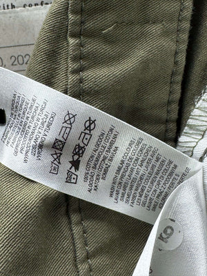 Primark® Waist: 30" | Solid Olive Green | Cargo Trousers | B7 - 3163 - Genuine Maal
