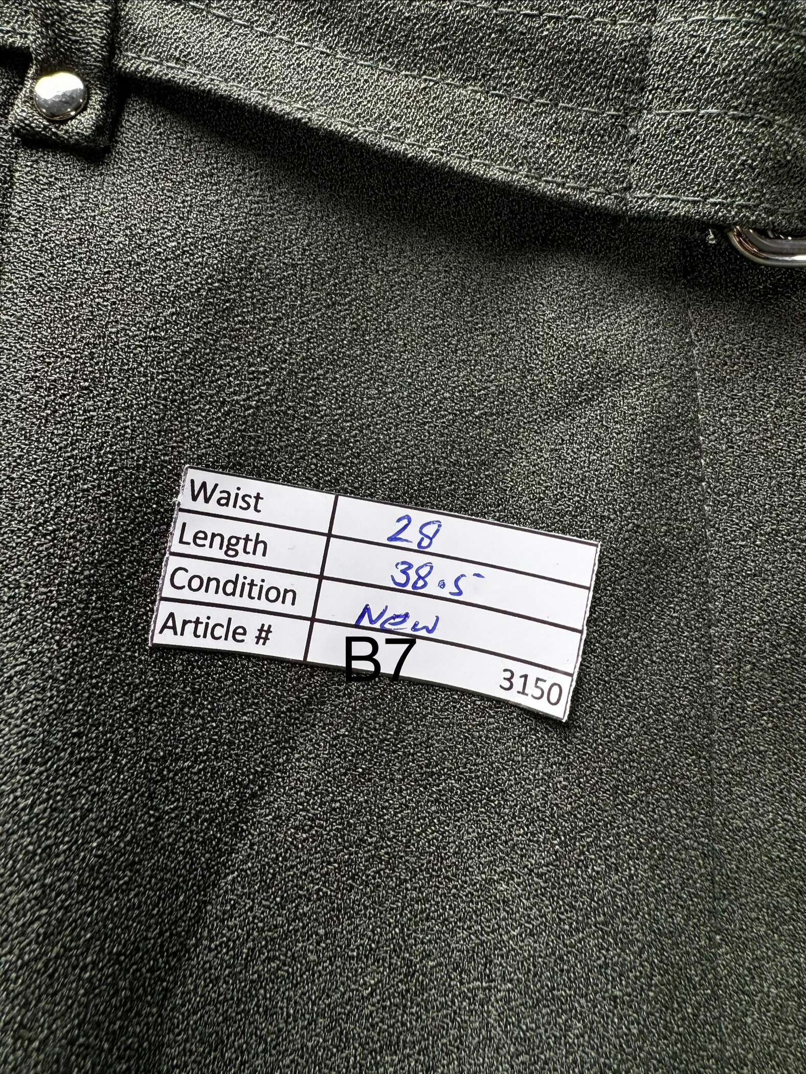 F&F® Waist: 28" | Olive Green | Dress Pants | B7 - 3150 - Genuine Maal