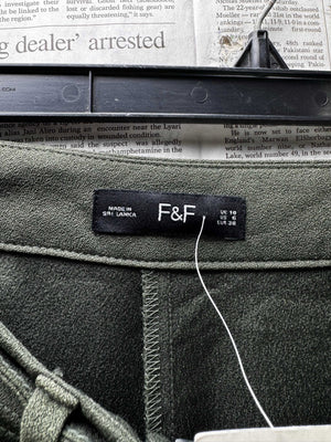 F&F® Waist: 28" | Olive Green | Dress Pants | B7 - 3150 - Genuine Maal