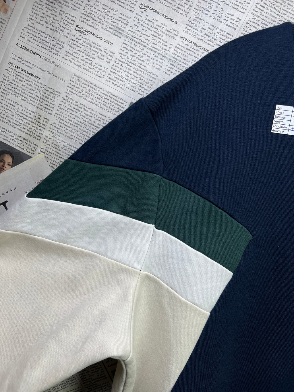 F&F® XL | Chest: 25.5" | Blue | Sweat Shirt | Cotton - Poly |2263 - Genuine Maal