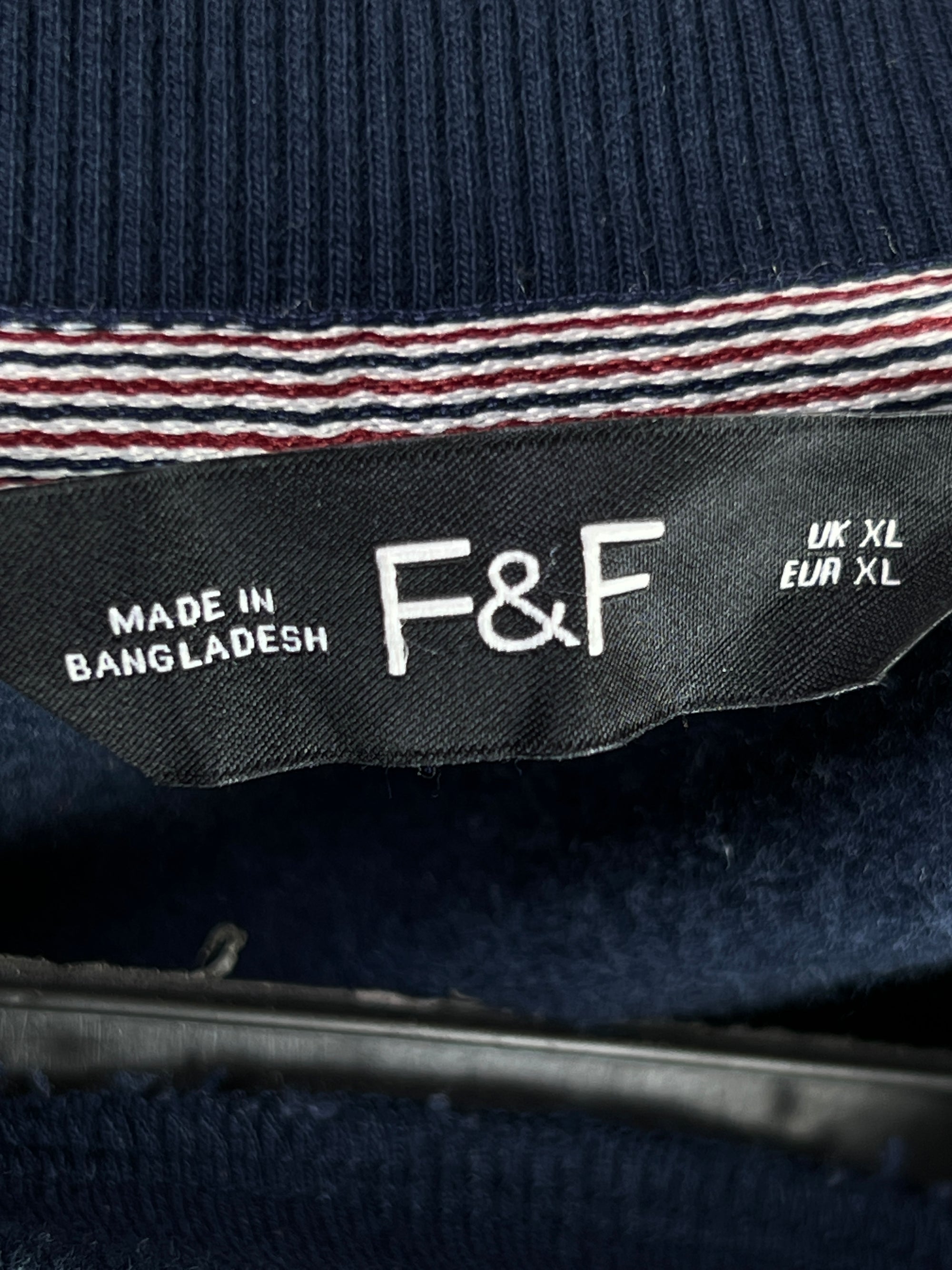 F&F® XL | Chest: 25.5" | Blue | Sweat Shirt | Cotton - Poly |2263 - Genuine Maal