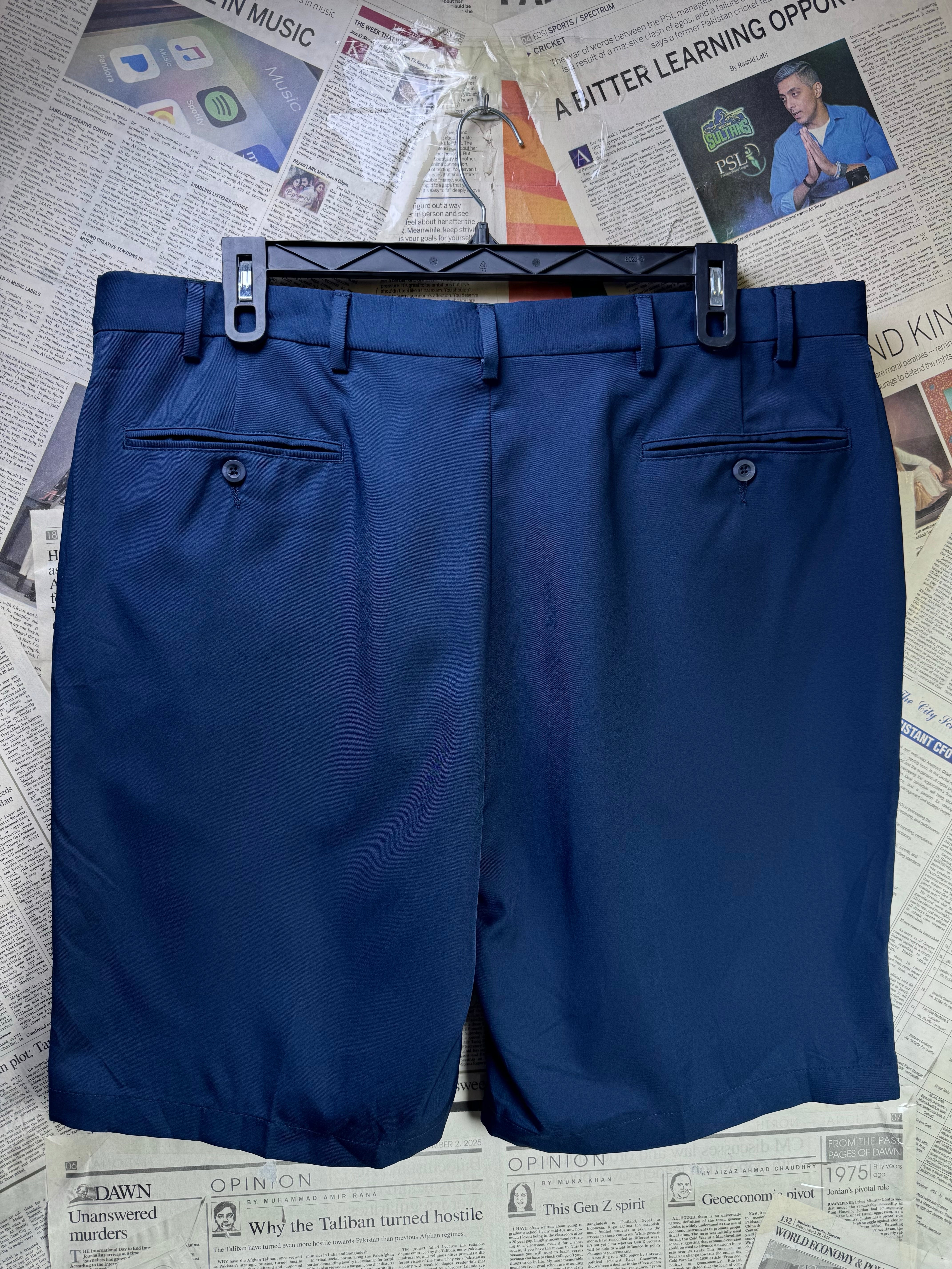 JOS. A. Bank® Waist: 40" to 42" | Navy Blue | Performance Shorts | Poly | 1482 - Genuine Maal