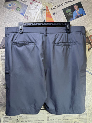 George® Waist: 42" to 44" | Grey | Performance Shorts | Poly - Spandex | 1484 - Genuine Maal