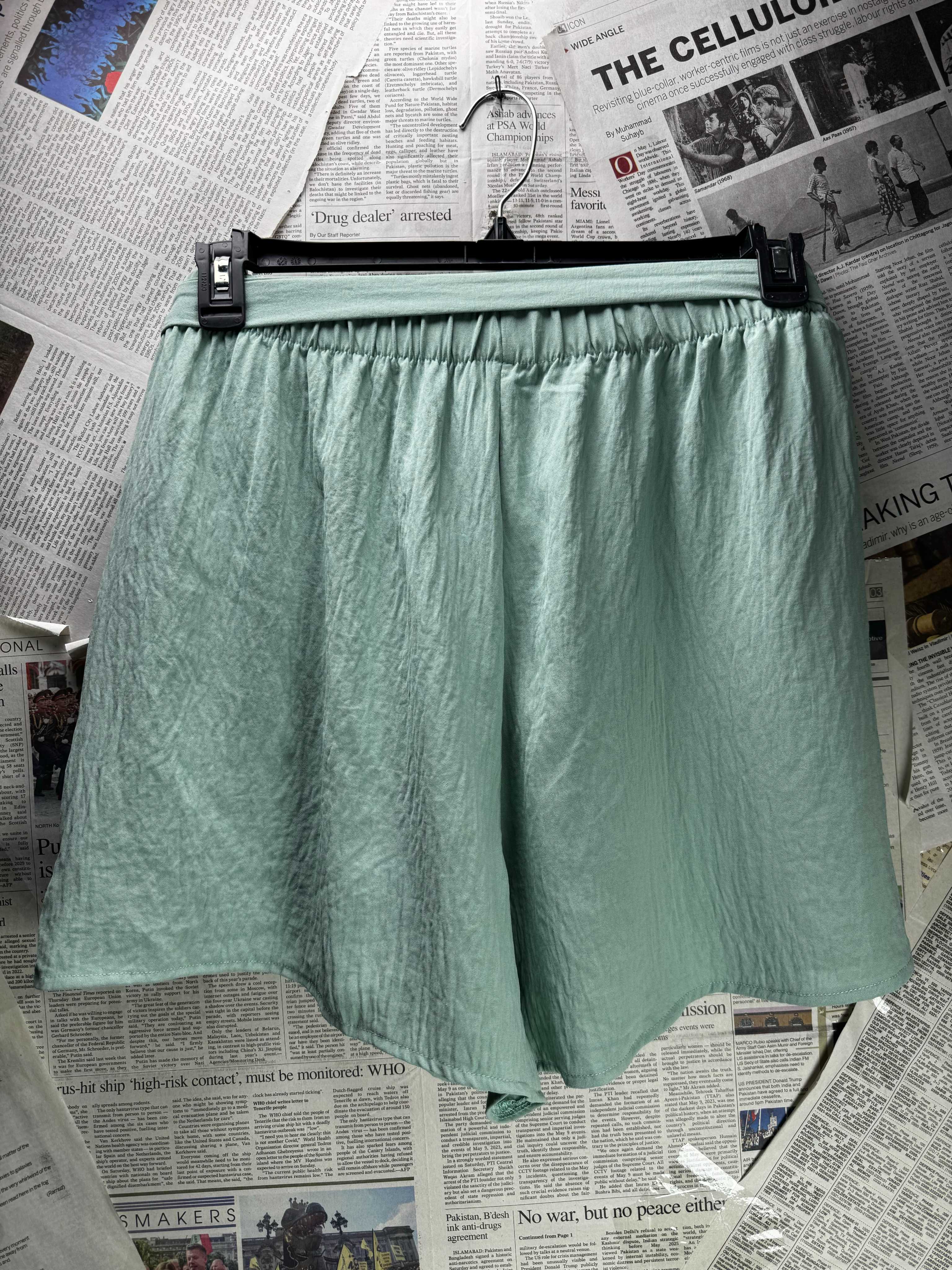 Shein® Waist: 34" to 36" | Mint Green | Shorts | B7 - 3046 - Genuine Maal