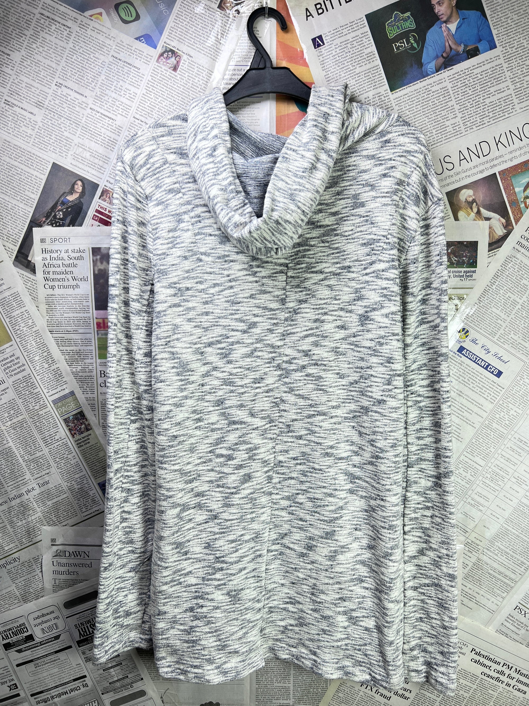 Project Paris® Small | Chest: 20" | Grey | Hoodie | Cotton - Poly | 2266 - Genuine Maal