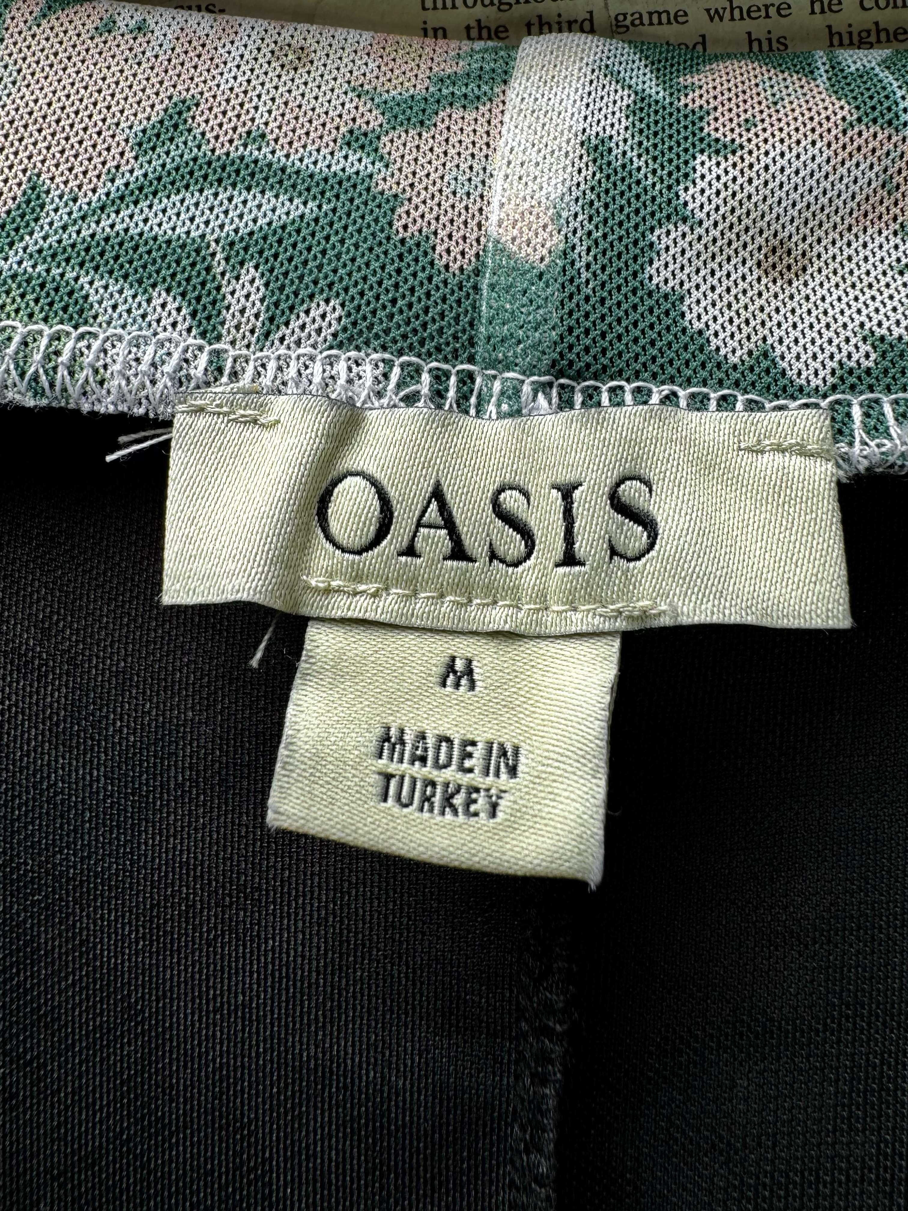 Oasis® Waist: 32" | Floral Deep Forest Green | Midi Skirt | B7 - 3061 - Genuine Maal