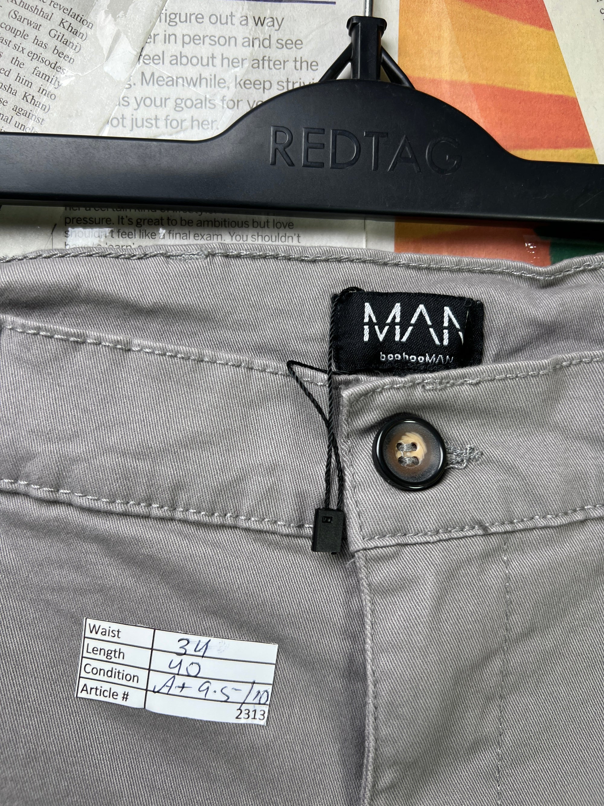 MAN® Waist: 34" | Brown | Chino Pant | Cotton - Elastane | 2313 - Genuine Maal
