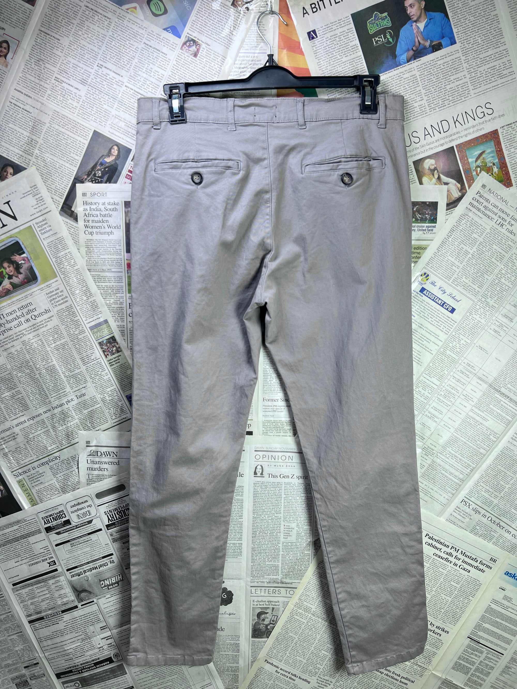 MAN® Waist: 34" | Brown | Chino Pant | Cotton - Elastane | 2313 - Genuine Maal
