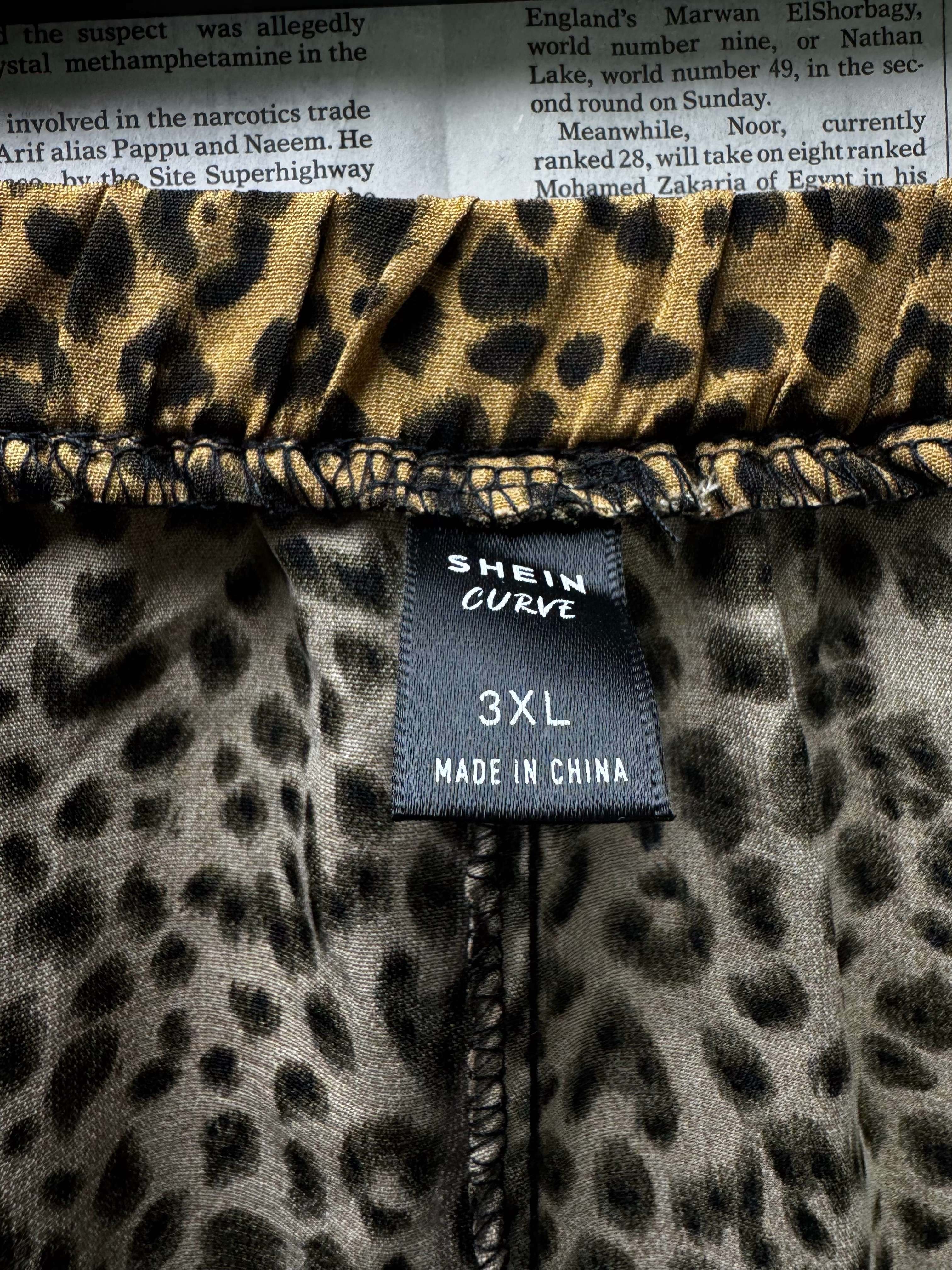 Shein® Waist: 38" to 40" | Leopard Print | Maxi Skirt | B7 - 3067 - Genuine Maal