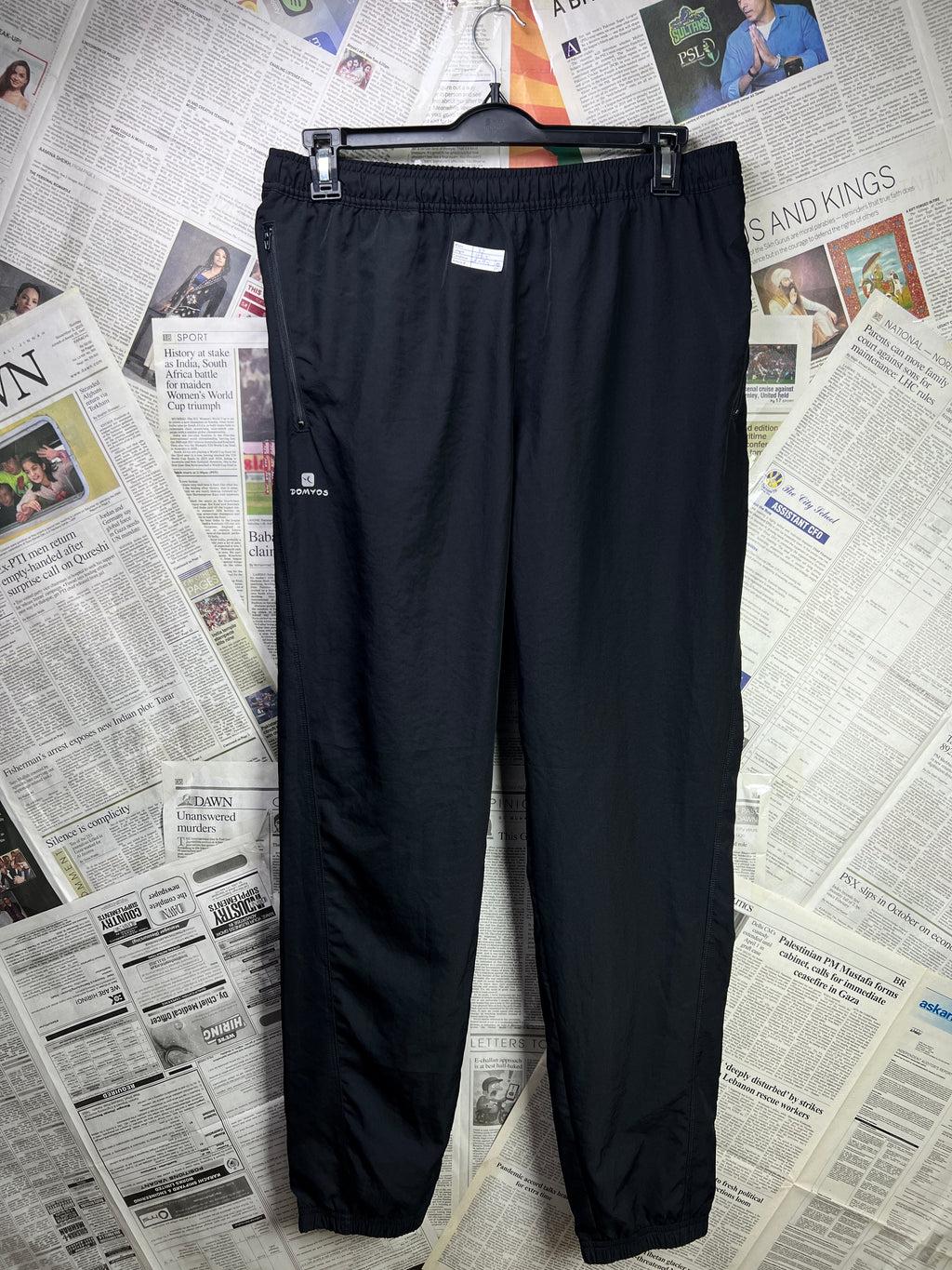 Decathlon® Waist: 32" | Black | Trouser | Poly | 2322 - Genuine Maal