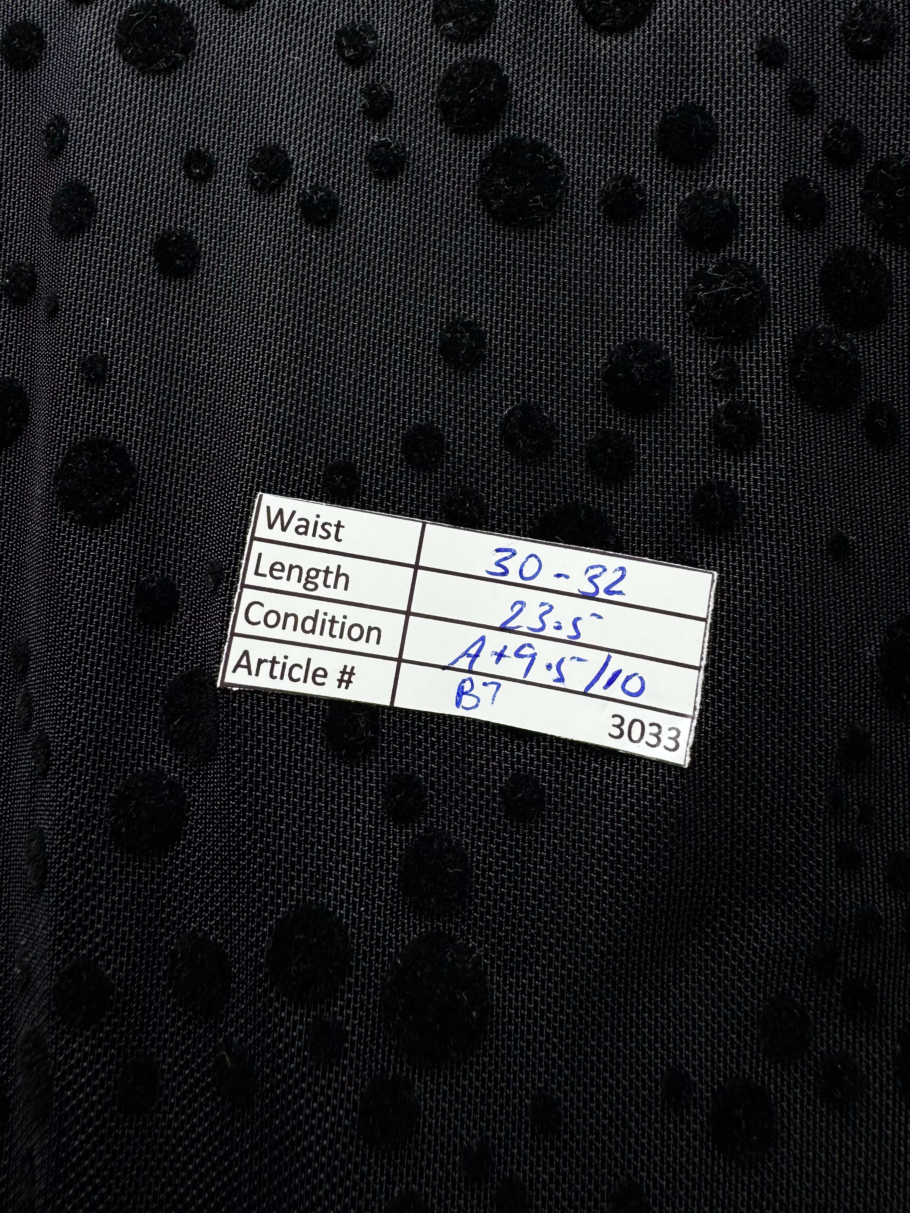 Pieces® Waist: 30" to 32" | Cheetah Spot Monochromatic Black on Black | Mini Skirt | B7 - 3033 - Genuine Maal