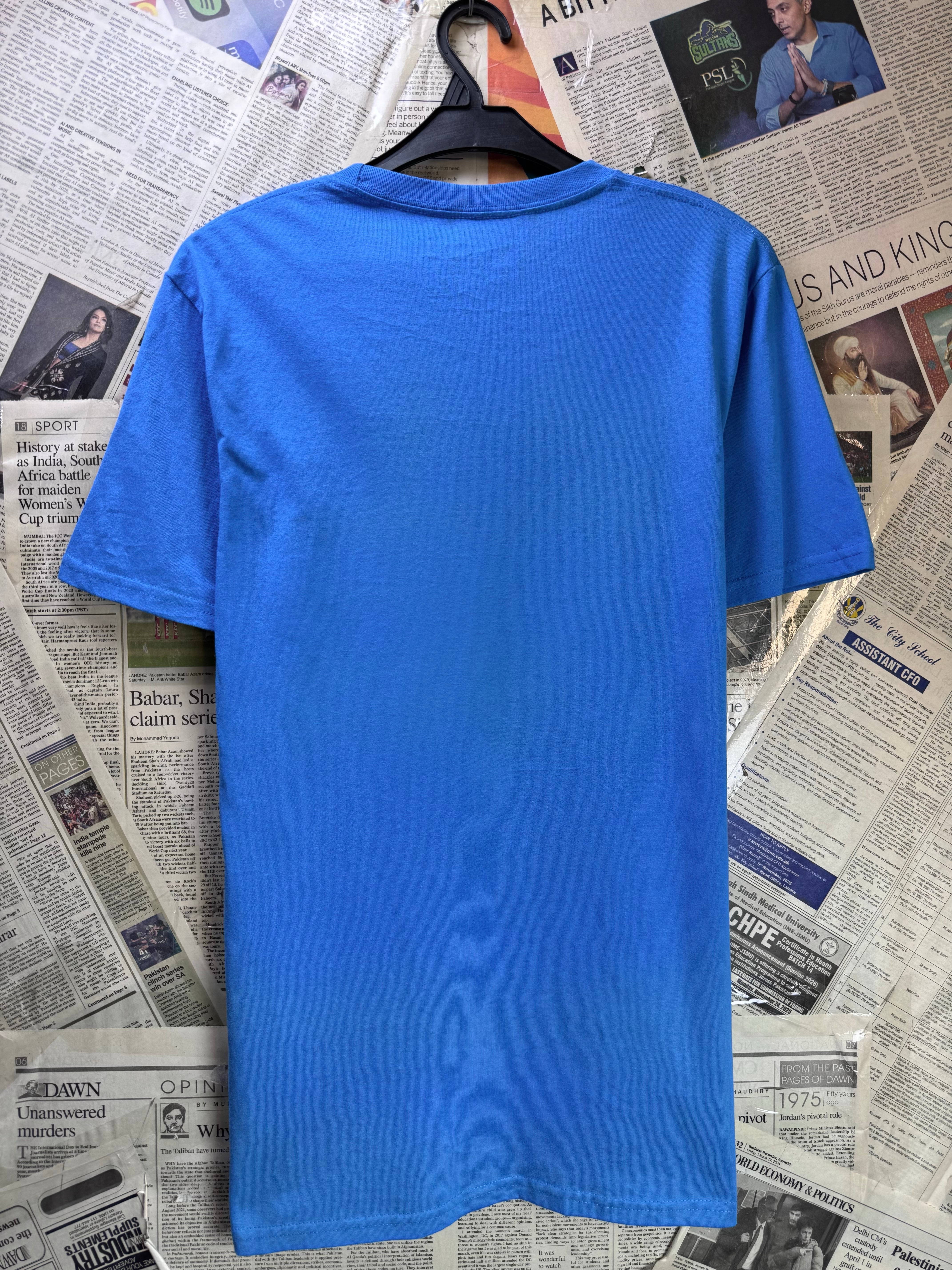 ® Small | Chest: 19" | Blue | T-Shirt | Cotton - Poly | 3893 - Genuine Maal