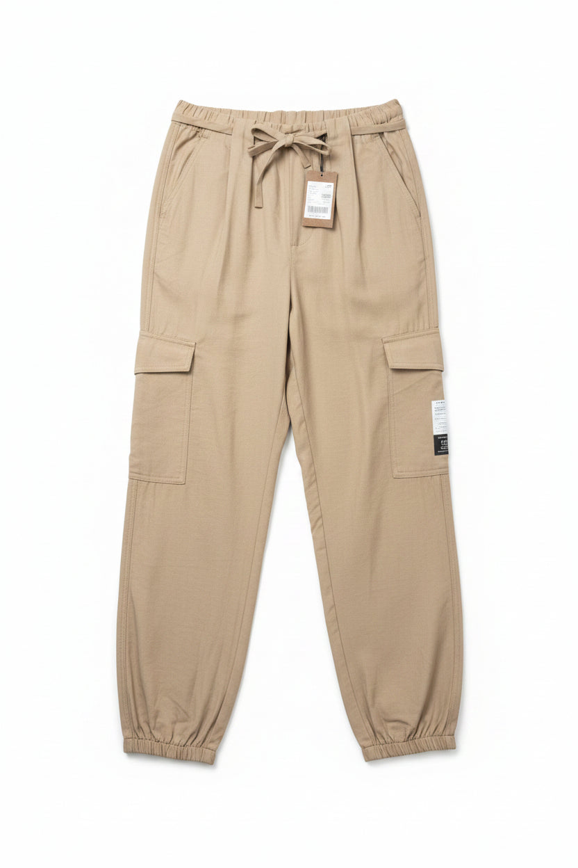 Primark® Waist: 24" | Tan | Cargo Trousers | B7 - 3054 - Genuine Maal