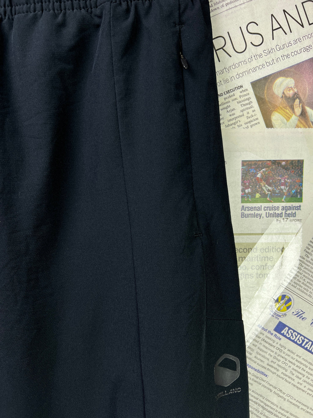 Skillano® Waist: 30" to 32" | Black | Trouser | Poly - Spandex | 2326 - Genuine Maal