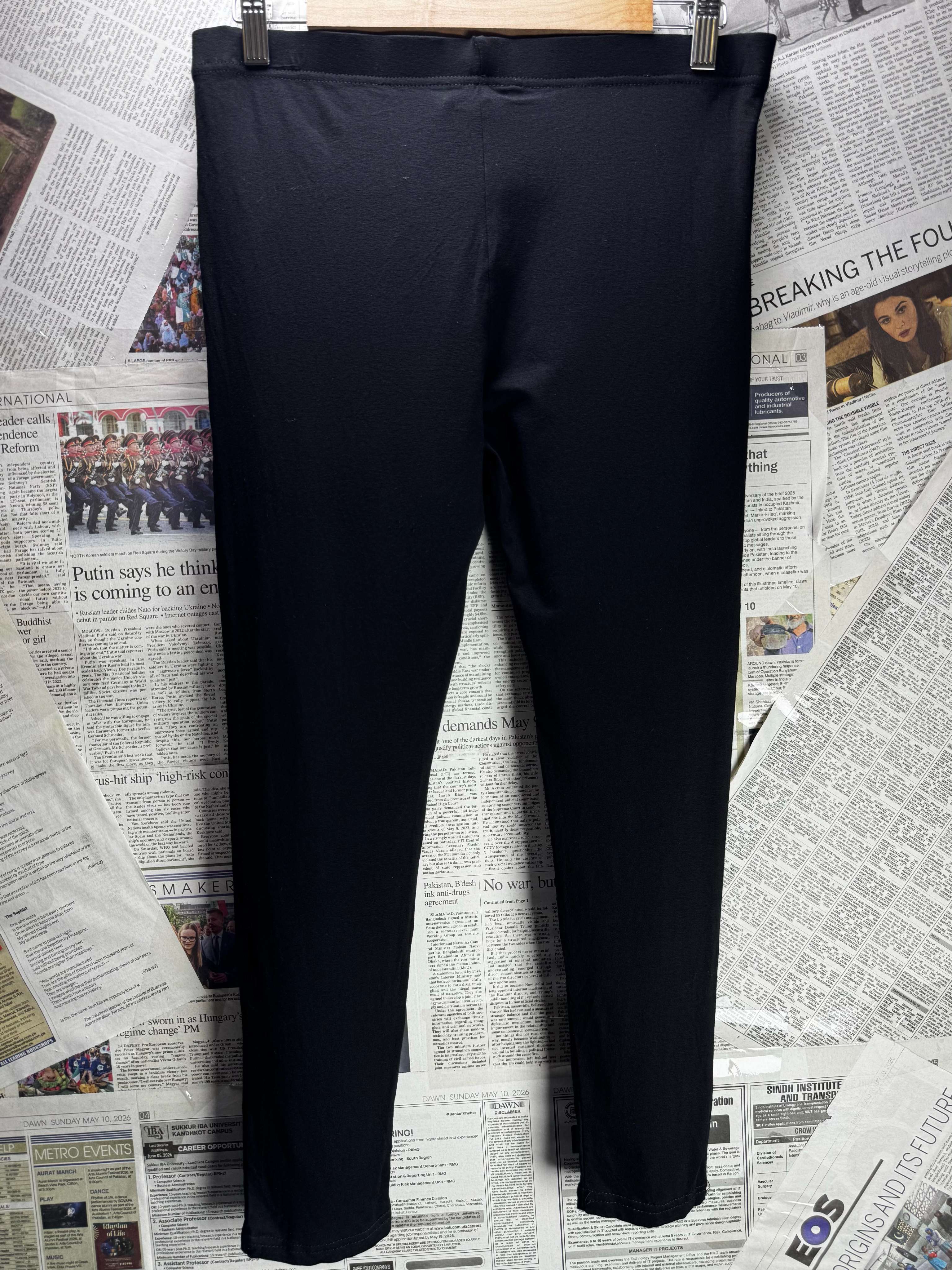 Papaya® Waist: 32" | Black | Leggings Pants | B7 - 3056 - Genuine Maal