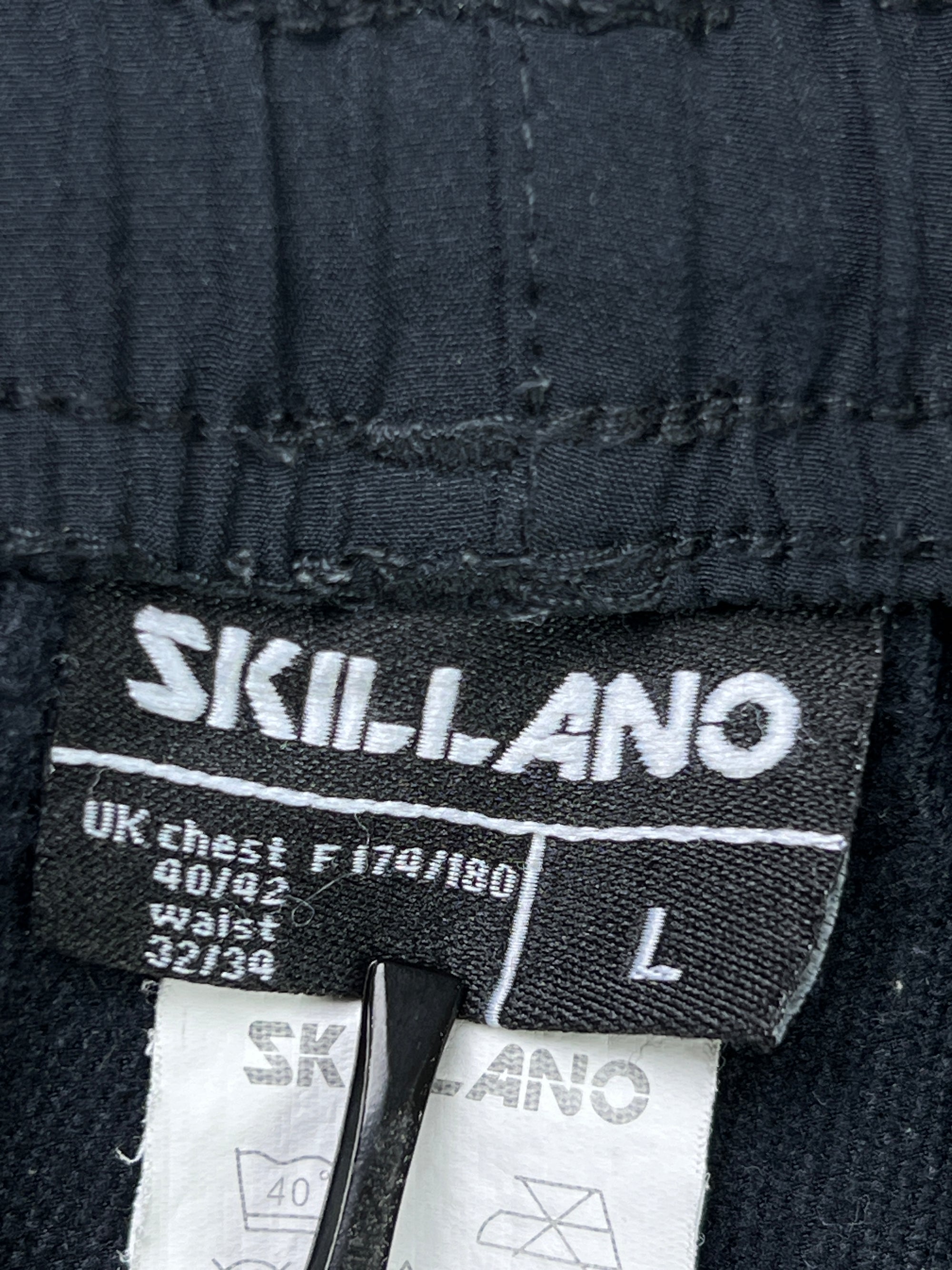 Skillano® Waist: 30" to 32" | Black | Trouser | Poly - Spandex | 2326 - Genuine Maal