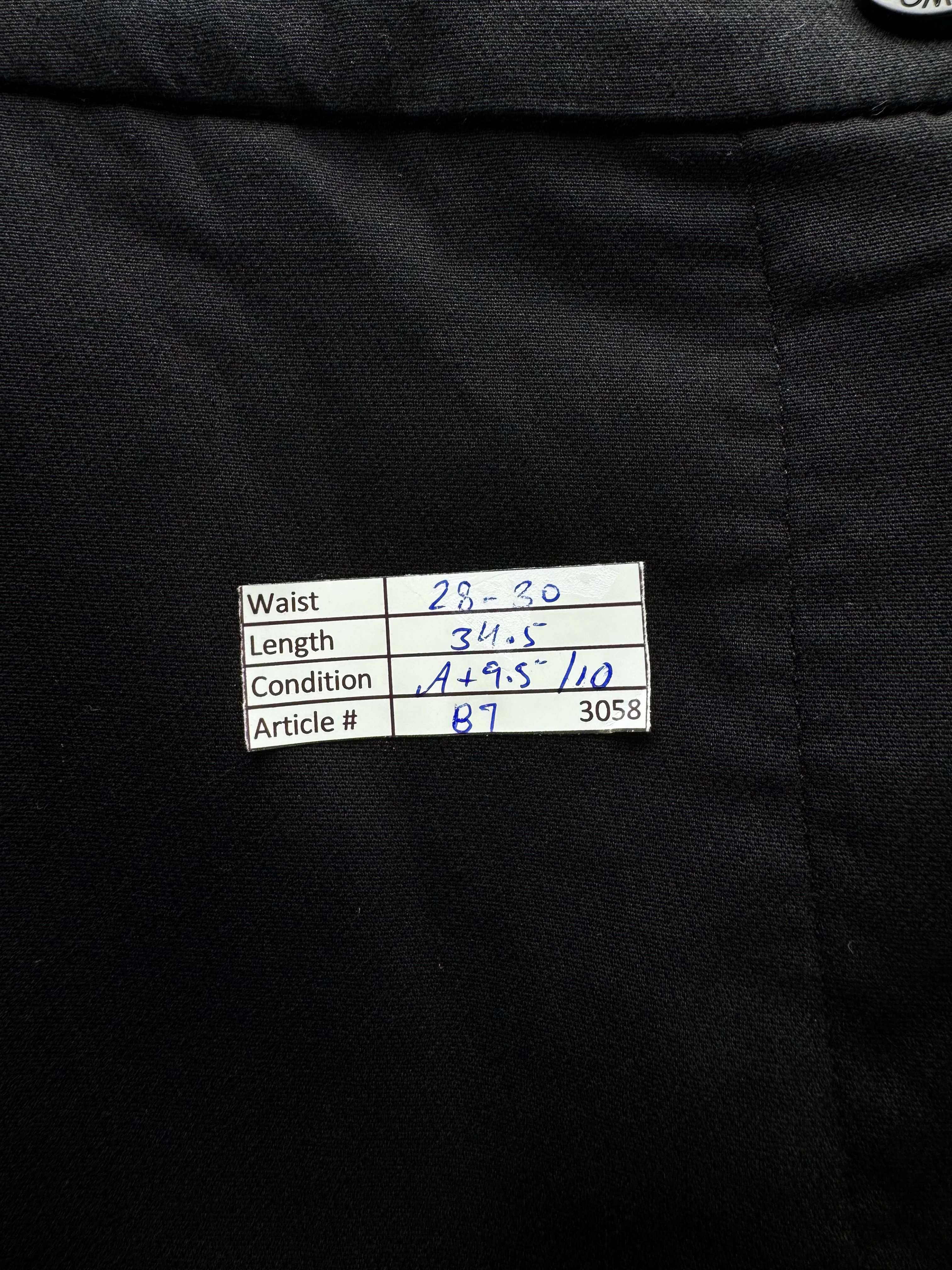 Lefties® Waist: 28" to 30" | Black | Dress Pants | B7 - 3058 - Genuine Maal