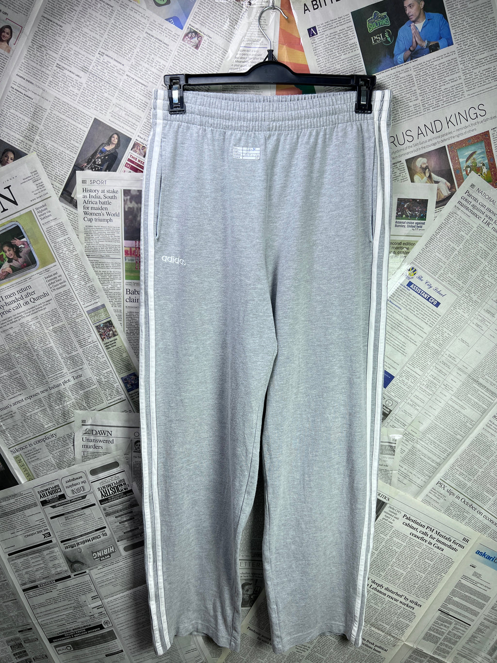 Adid*s® Waist: 28" to 30" | Grey | Trouser | Cotton - Poly - Spandex | 2342 - Genuine Maal