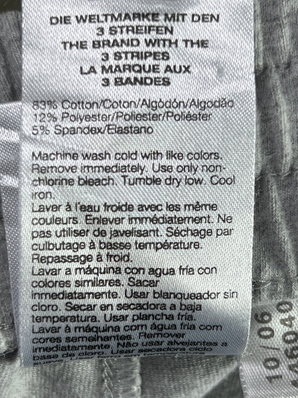 Adid*s® Waist: 28" to 30" | Grey | Trouser | Cotton - Poly - Spandex | 2342 - Genuine Maal