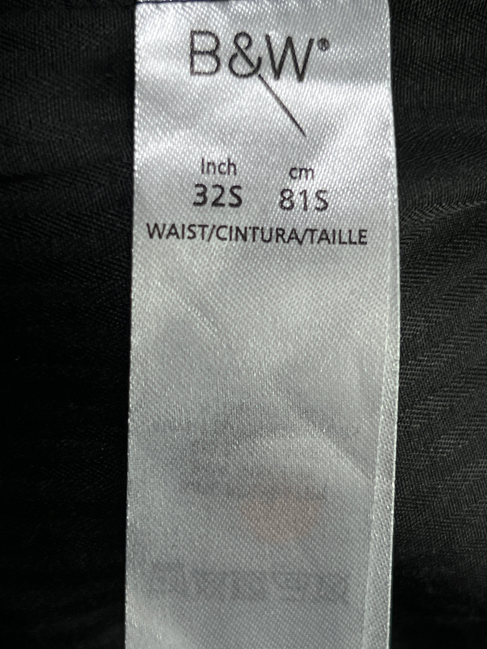 B&W® Waist: 32" | Dark Brown | Formal Pant | Poly - Viscose - Elastane | 2314 - Genuine Maal