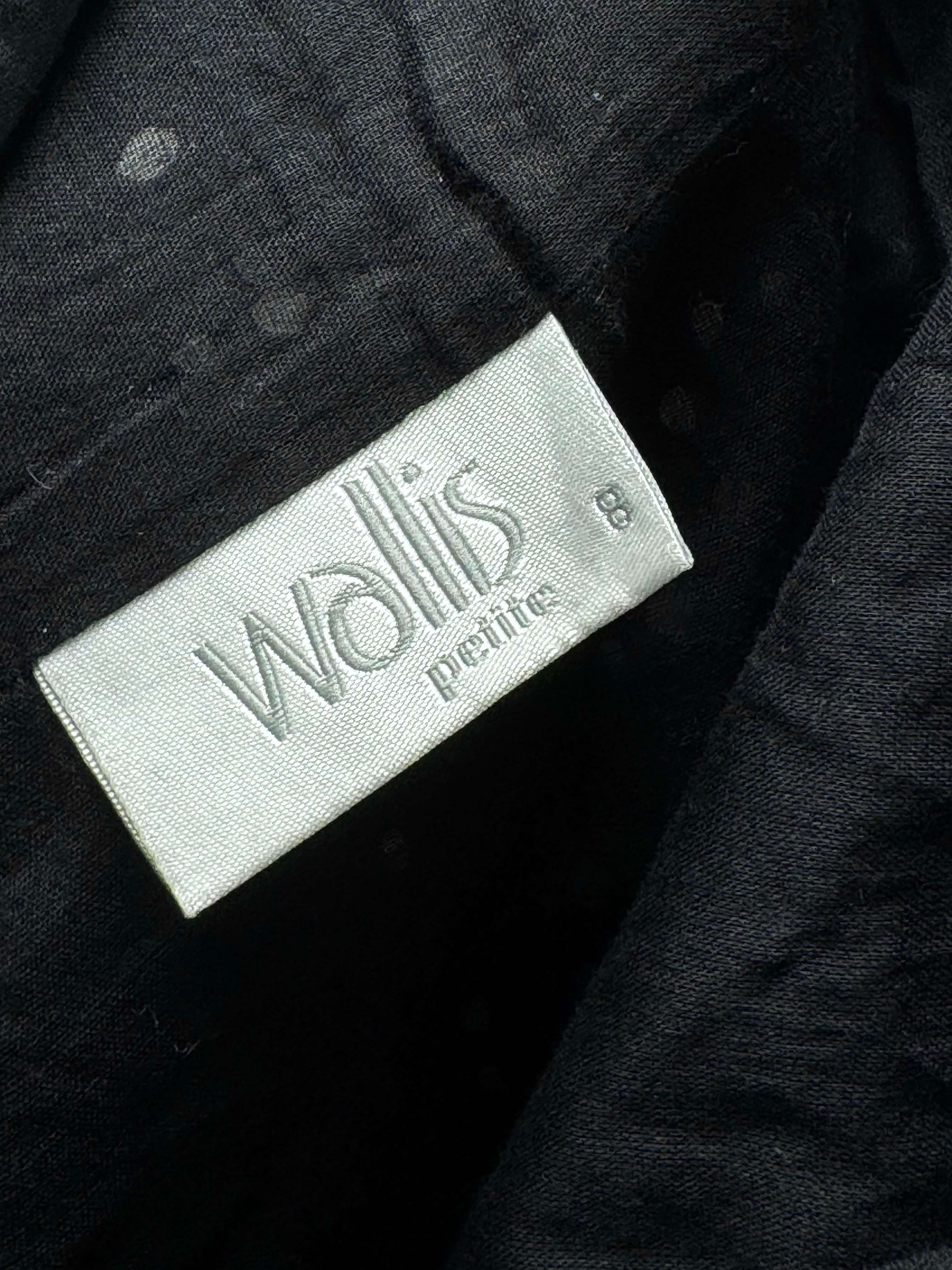Wallis® Waist: 28" | Broderie Anglaise Black | Midi Skirt | B7 - 3042 - Genuine Maal