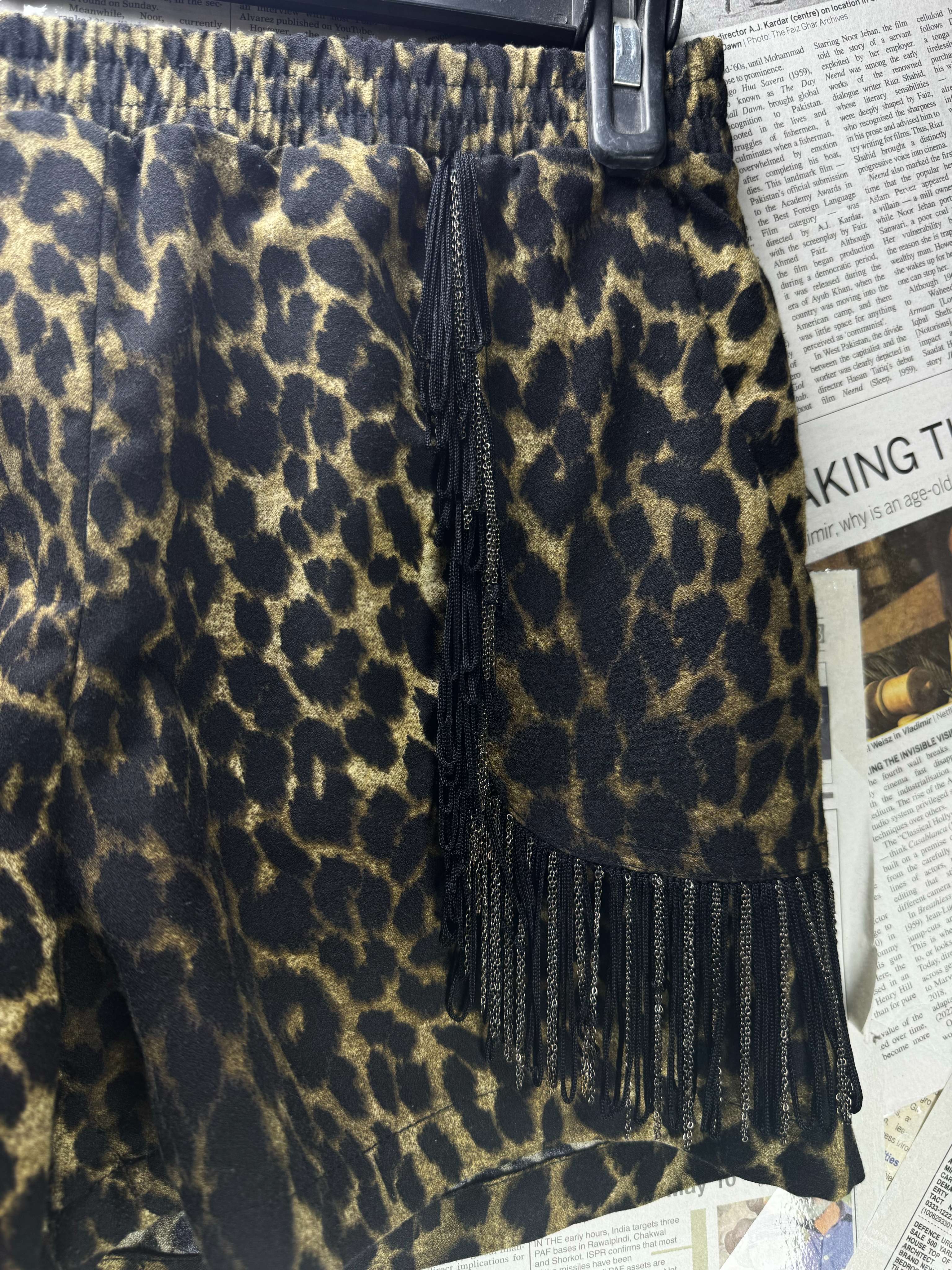 House of Dereon® Waist: 28" to 30" | Cheetah Print | Shorts | B7 - 3162 - Genuine Maal