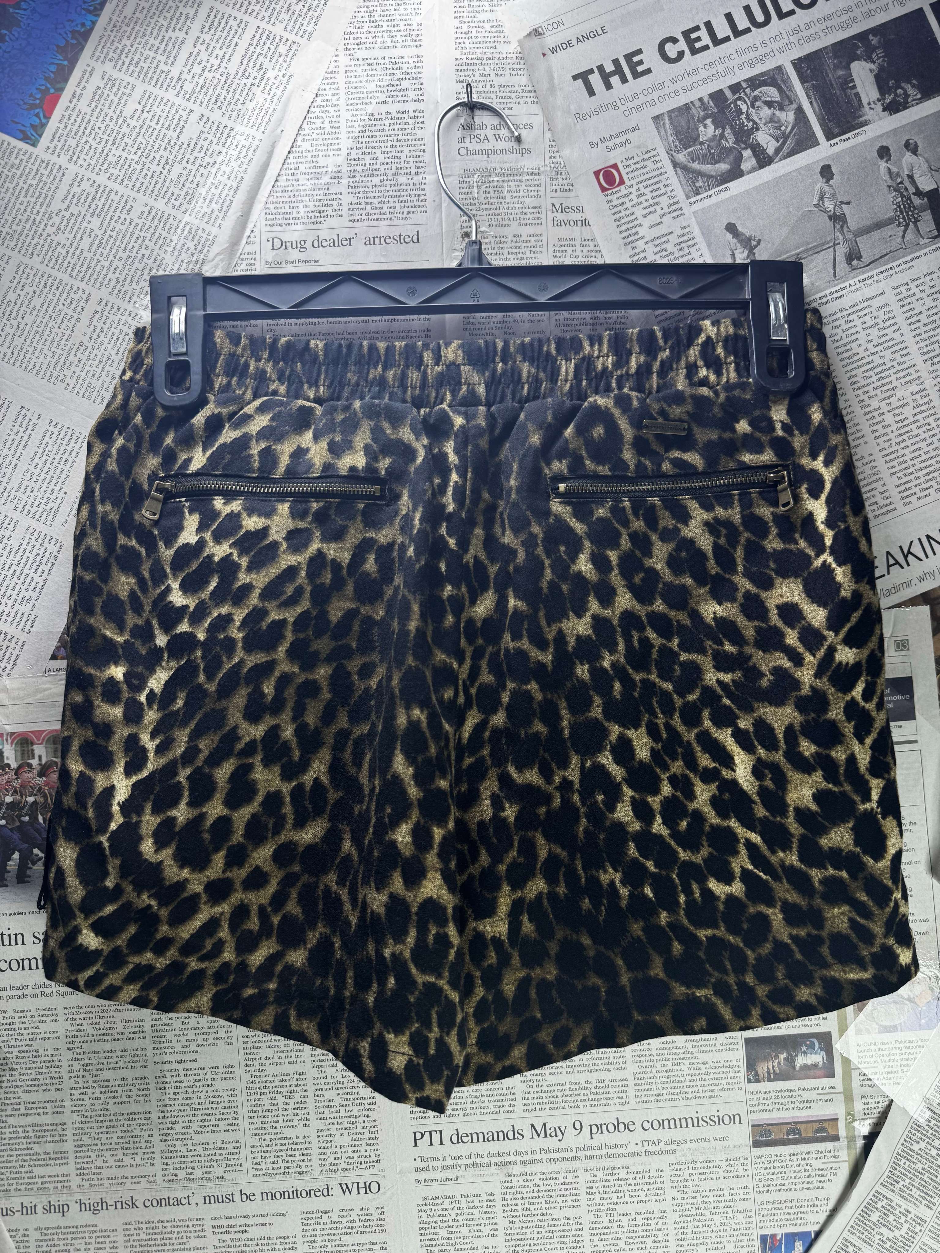 House of Dereon® Waist: 28" to 30" | Cheetah Print | Shorts | B7 - 3162 - Genuine Maal