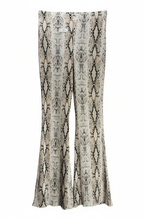 Topshop® Waist: 24" | Snakeskin | Flared Trousers | B7 - 3062 - Genuine Maal