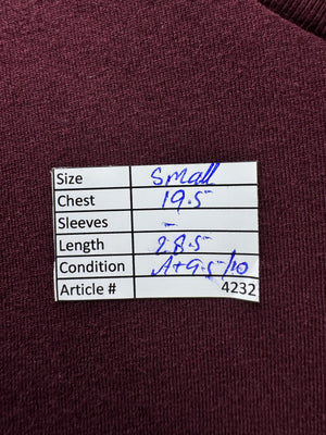 Goodfellow® Small | Chest: 19.5" | Maroon | T-Shirt | Cotton - Poly | 4232 - Genuine Maal