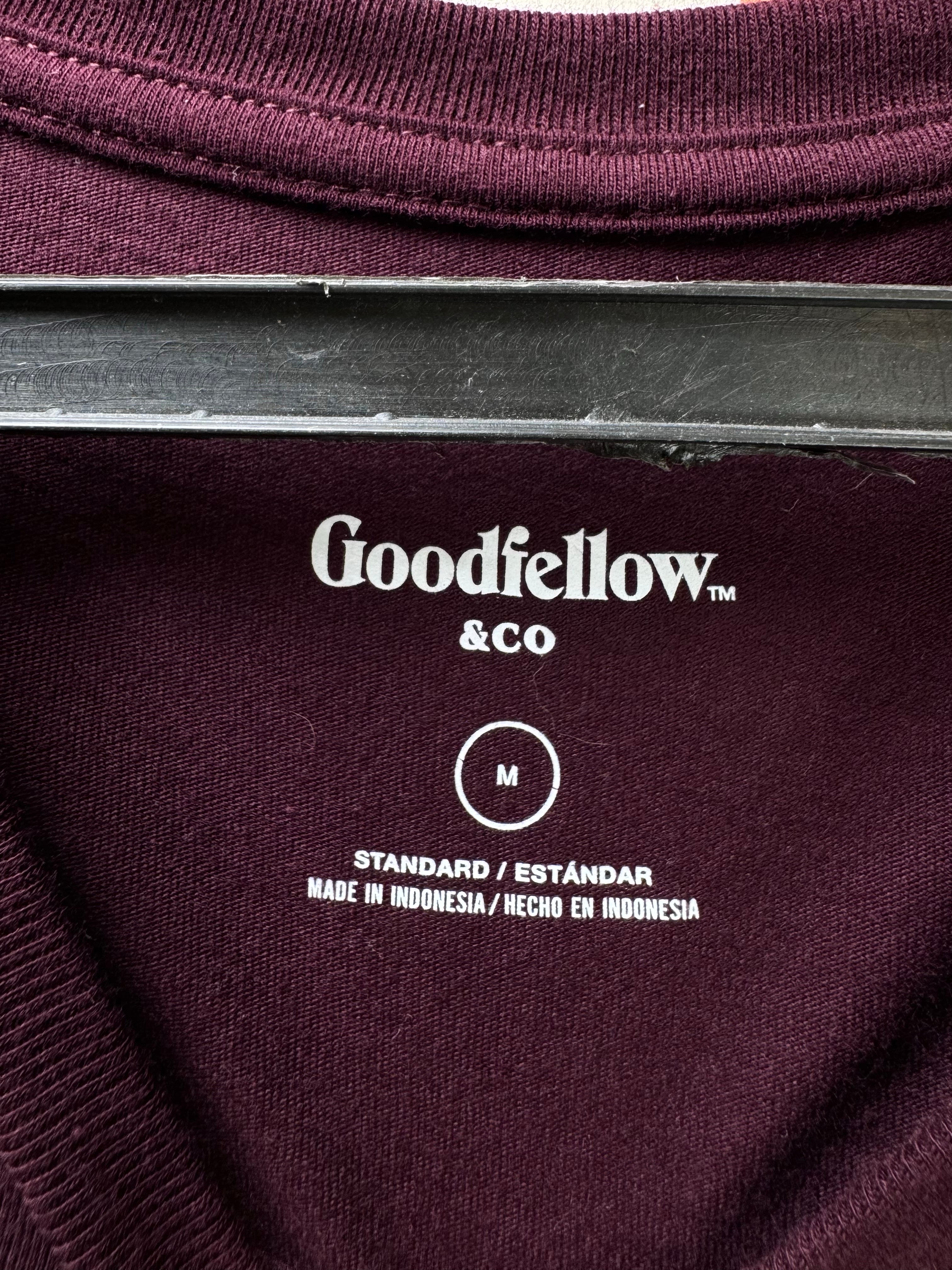 Goodfellow® Small | Chest: 19.5" | Maroon | T-Shirt | Cotton - Poly | 4232 - Genuine Maal