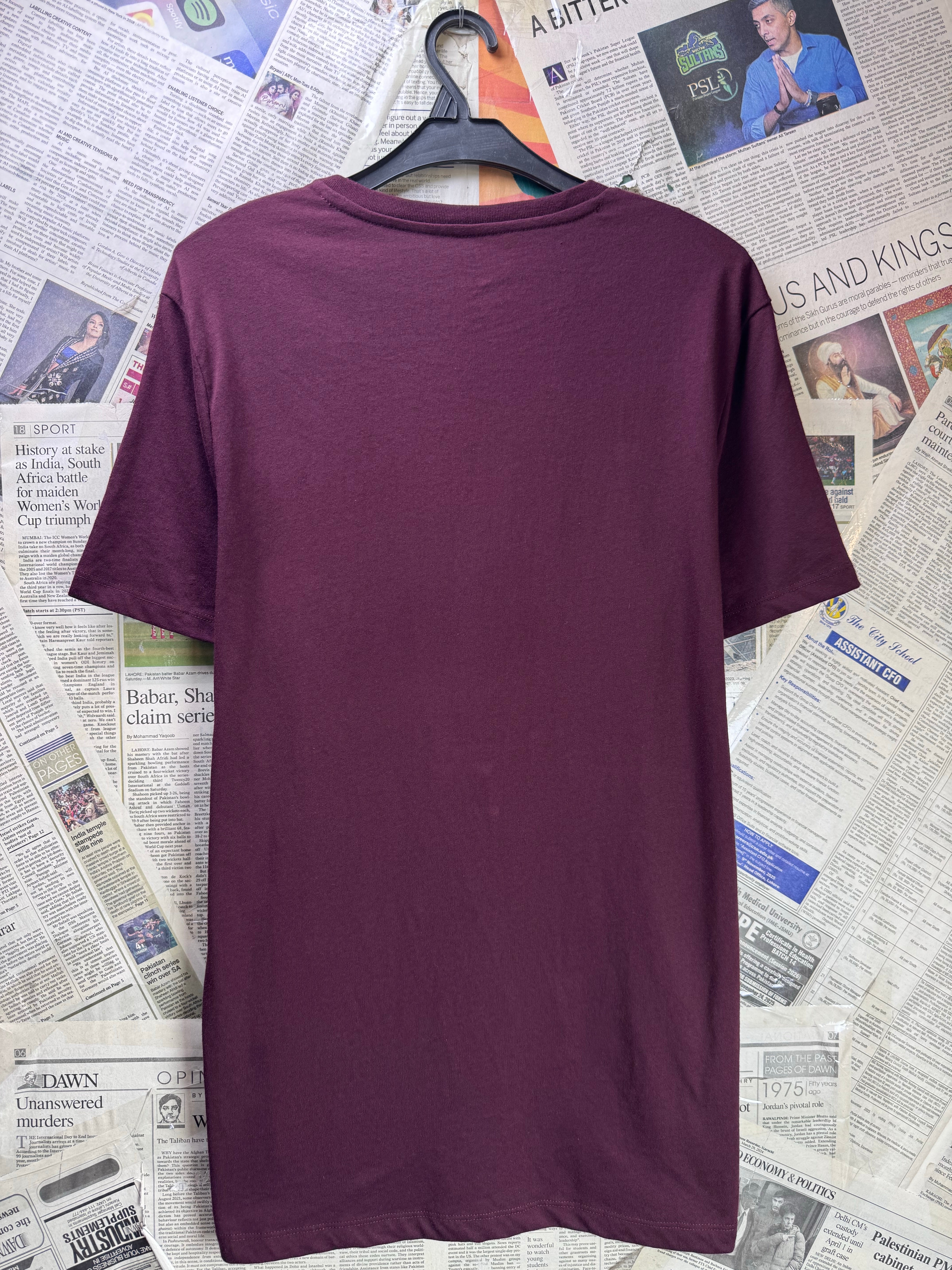 Goodfellow® Small | Chest: 19.5" | Maroon | T-Shirt | Cotton - Poly | 4232 - Genuine Maal