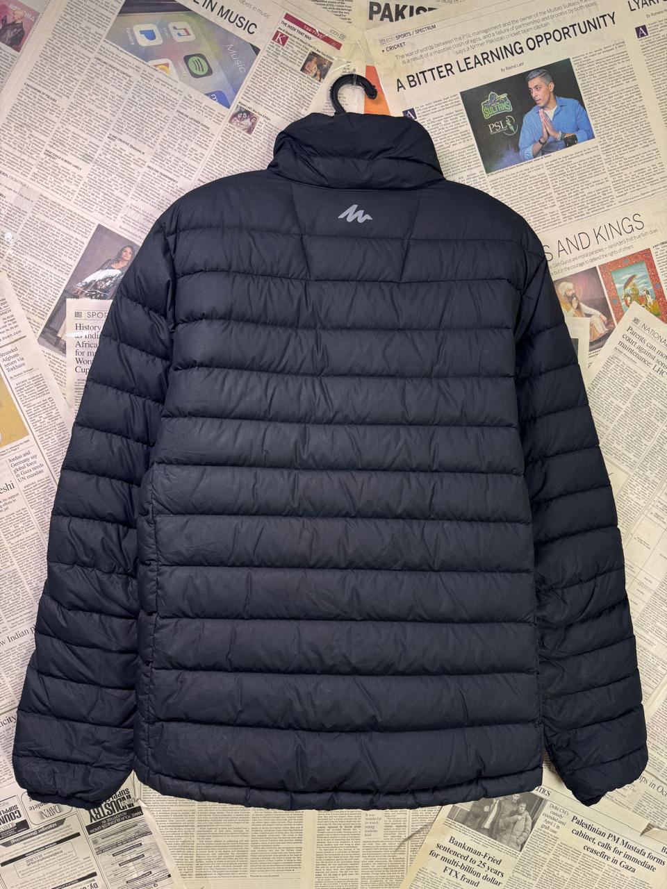 Quechua® Medium | Chest: 21.5" | Black | Puffer Jacket | Filling: Duck/Down | 3189 - Genuine Maal